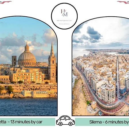 Paceville - 4a - Seaview 2br, Near Beach&bars *